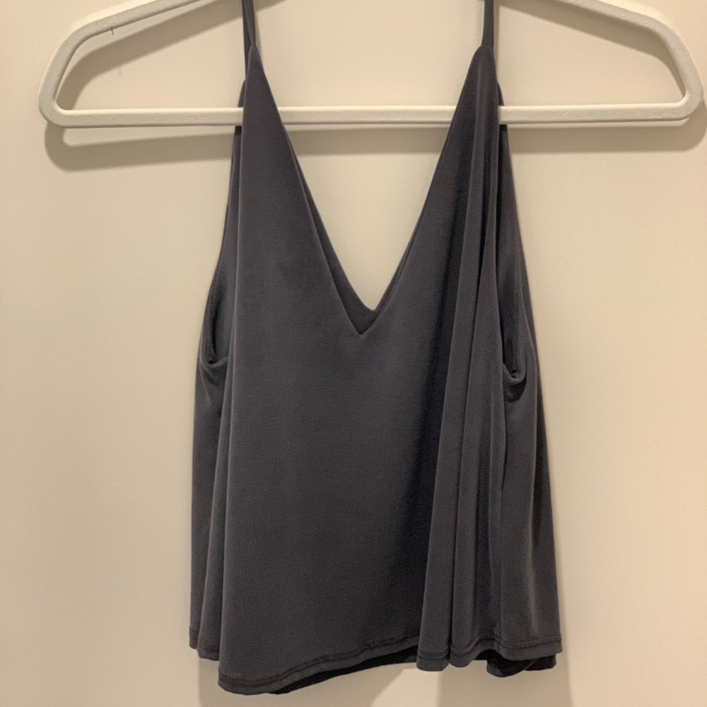 Dark grey tank top